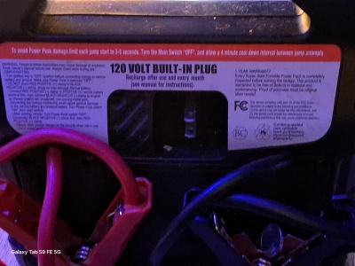 750 amp power battery jumperer New from OReileys Super brand - Thumbnail 5