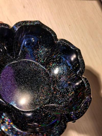 Handmade metallic Flower bowl - Thumbnail 4
