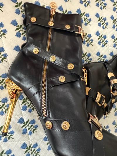 black boots botas tacones altos - Thumbnail 12