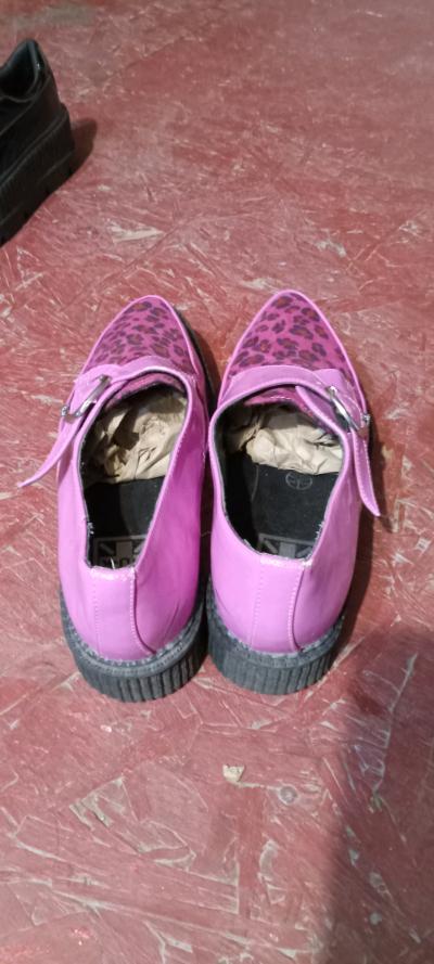 Pink Black and Leopard print Creepers - Thumbnail 3