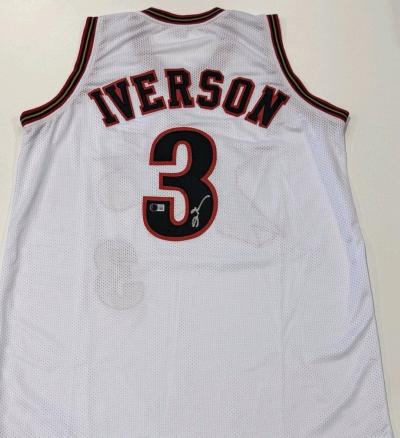 autographed allen iverson jersey - Thumbnail 2