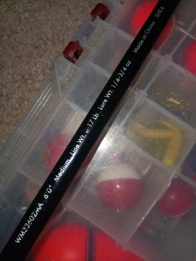 Zebco Fishing Rod and Tackle box - Thumbnail 3