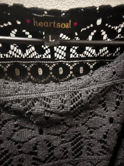 Black Lace Top - Thumbnail 3