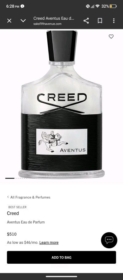 Creed Aventus 4 FL Oz - Thumbnail 4