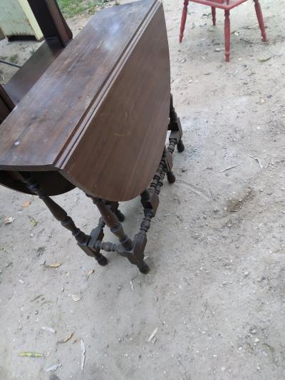 antique folding table - Thumbnail 2