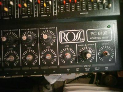 Ross 6 channel mixer board