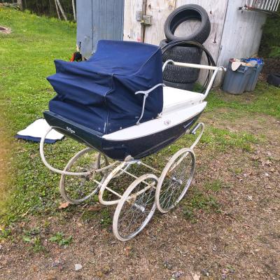 vintage antique stroller 1950s - Thumbnail 4