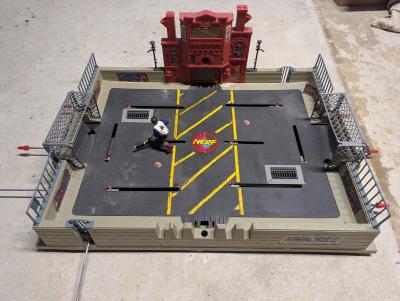 Vintage NERF BASH  Back Alley Street Hockey Table Game