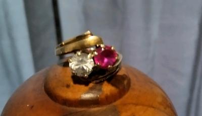 Womens gold ring - Thumbnail 3