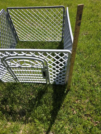 3x3 Plastic Small Dog Play Pen With Door - Thumbnail 4