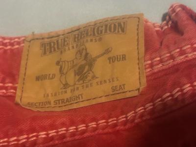 True Religion men red jeans size 28 - Thumbnail 4
