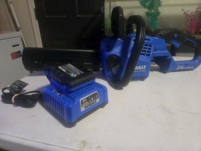 Kobalt chain saw