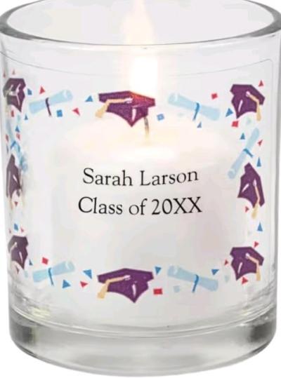 2 12 x 1 34 Graduation Hats  Diplomas Plastic Sticker Labels