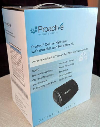 Proactive Protekt Deluxe Nebulizer w Disposable Reusable Kit