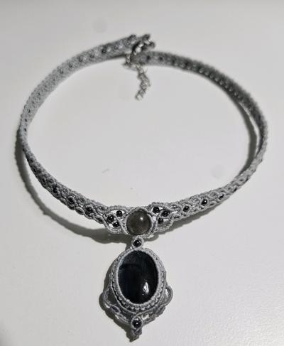 Handmade Labradorite Choker Necklace