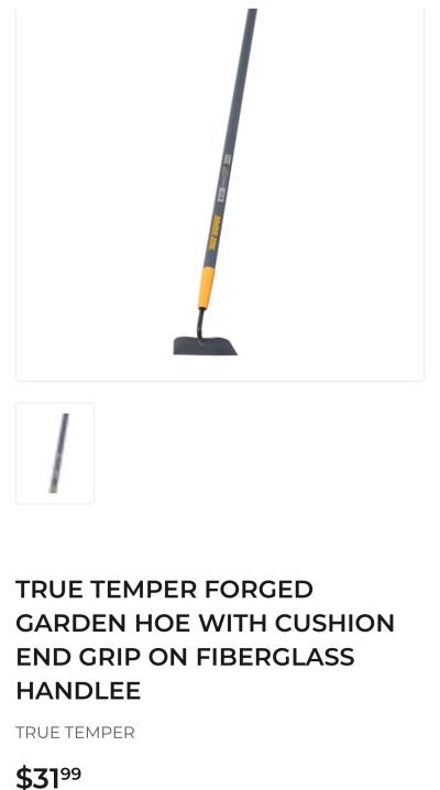 Plasgad large tub and True Temper garden hoe - Thumbnail 8