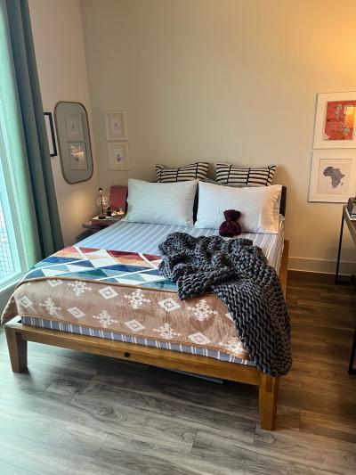 Walnut Queensize Bedframe by Thuma