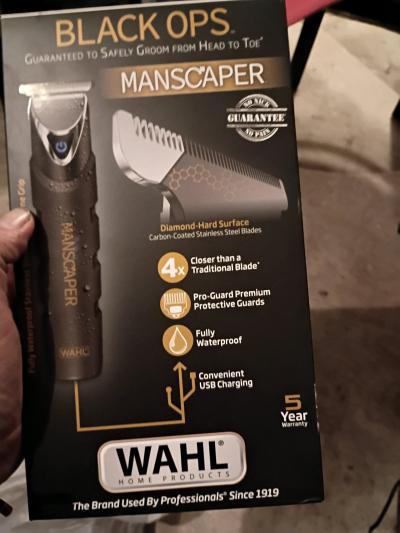 wahl black opps rechargeable manskaper