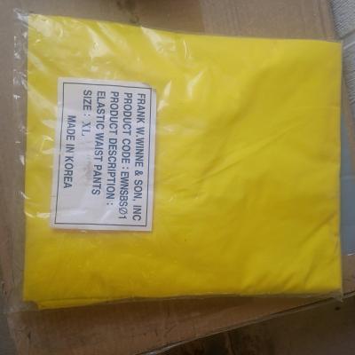 yellow XL RAIN ELASTIC WAIST PANTS - Thumbnail 4