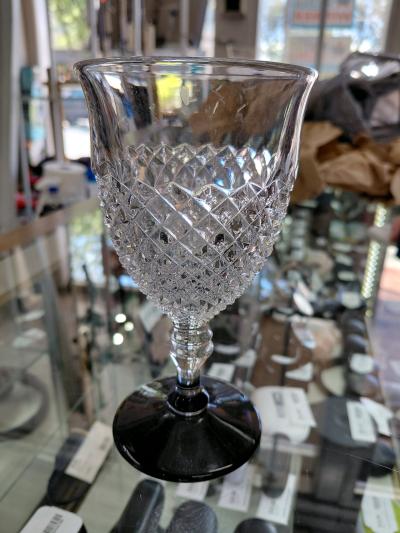 Set of 5 Handblown from Westmoreland Crystal Water Goblets