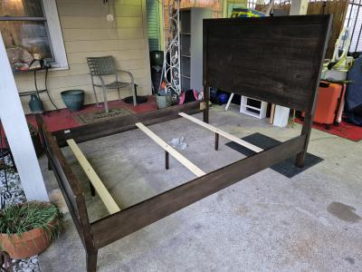 nice Queen Size Wooden Bedframe Only - Thumbnail 5