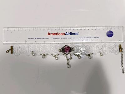 Victorian Gothic lace choker necklace - Thumbnail 2