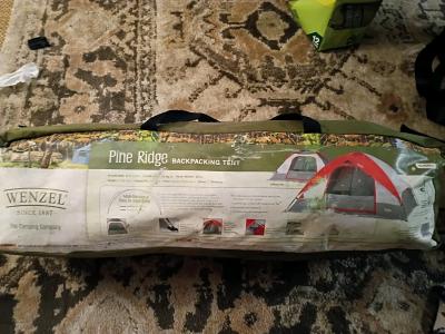 brand new never been used six person tent and sleeping bag - Thumbnail 2