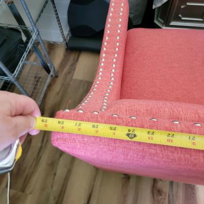 Coral colored Accent Chair like new - Thumbnail 8