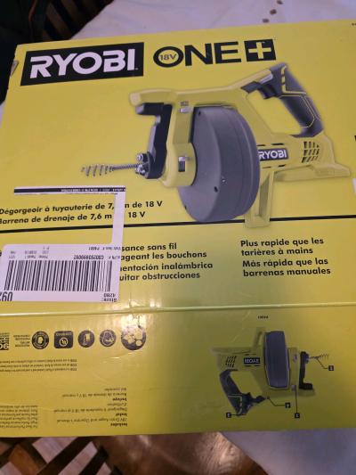 ONE 18V Drain Auger Tool Only - Thumbnail 7