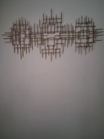 Gold Abstract Metal Piece