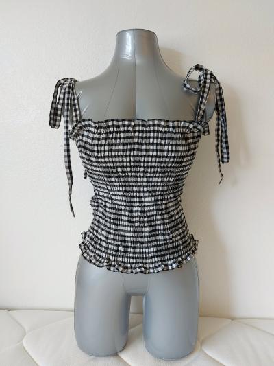 Handmade luxury sleeveless top by Olivia Rose Havelock