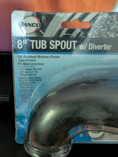 8 inch tub spout - Thumbnail 3