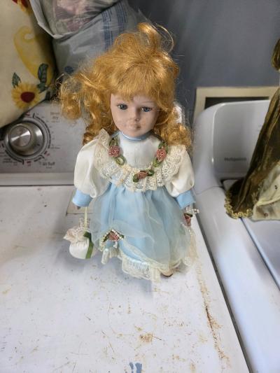 porcelain dolls all old original clothes an accessories - Thumbnail 7