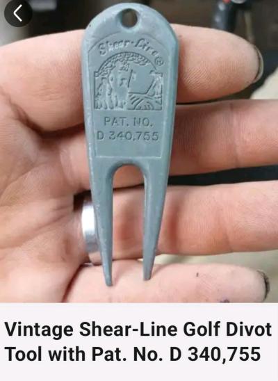 Vintage Shear Line Golf Divot Tool - Thumbnail 3