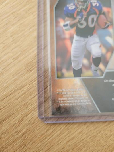 Terrell Davis Autographed card - Thumbnail 3