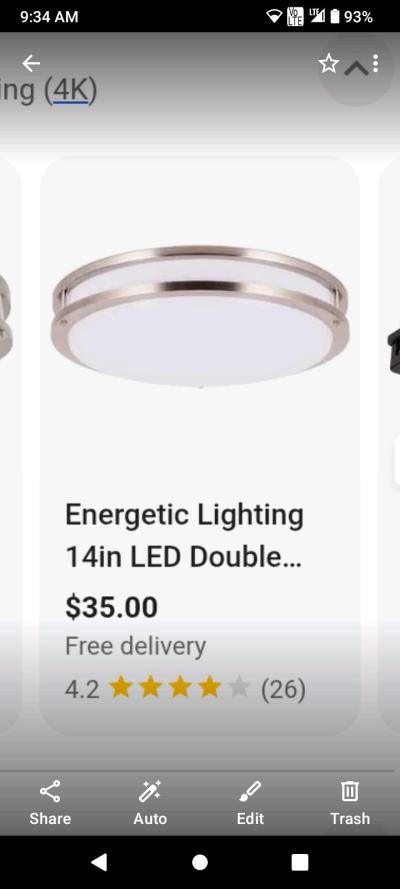 2 Brand New Energetic Lighting Fixtures - Thumbnail 1