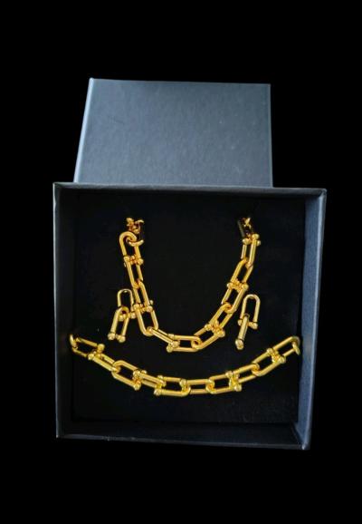 Stainless Steel Jewelry Set - Thumbnail 2