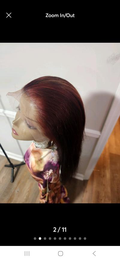 Tricolored lace wig - Thumbnail 2