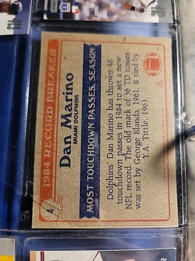 Dan marino football card