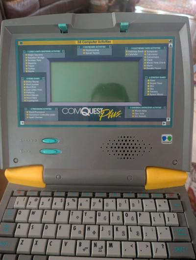 Vintage ComQuest Plus Computer Laptop - Thumbnail 6