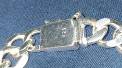 Brand New 9mm 925 Silver Cuban Link 22 Inches Long 925 - Thumbnail 7