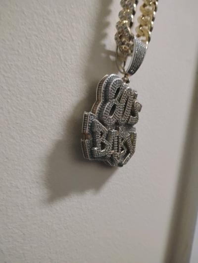 80s Baby Iced Out Cuban Chain - Thumbnail 10