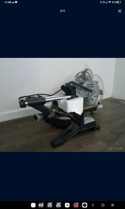 brand new Ryobi milter saw still in original packing - Thumbnail 5