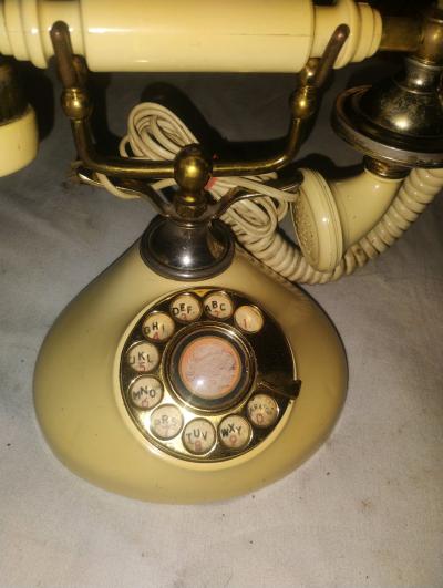 1800s Vintage Victorian style Retro rotary phone - Thumbnail 4