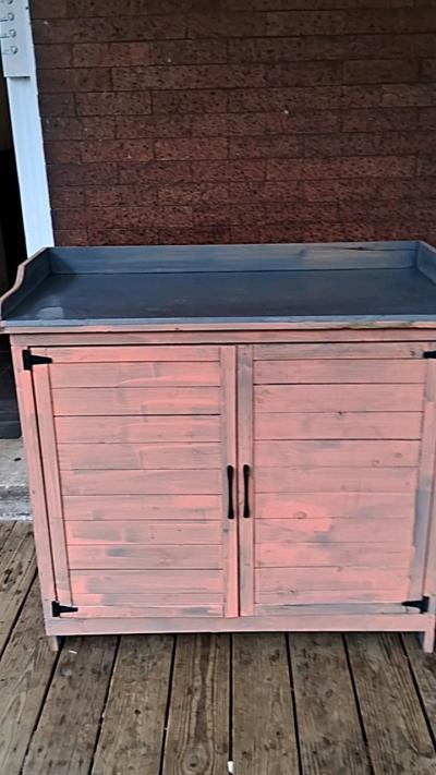Sustainable Outdoor Potting Bench  Storage Cabinet  Sustain - Thumbnail 11