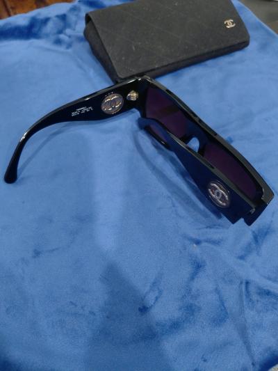 womens Chanel black sunglasses - Thumbnail 7