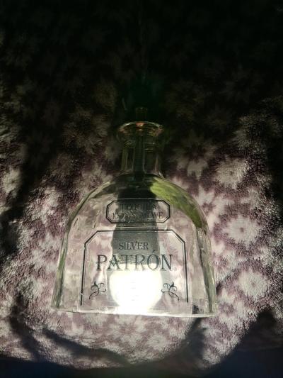 Patron tequila bottle hanging light pendent - Thumbnail 7