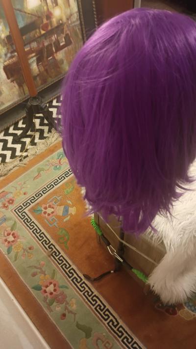 purple wig - Thumbnail 6