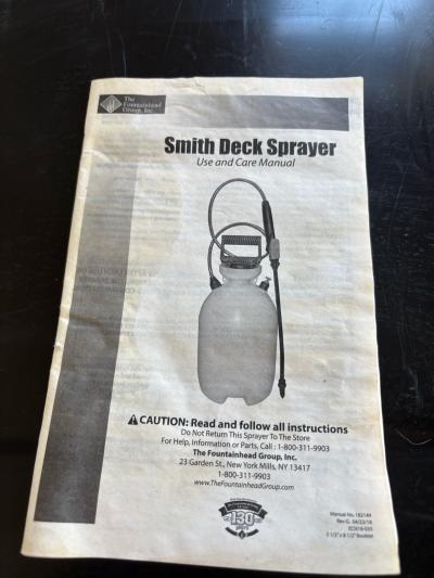 Smith Deck Sprayer - Thumbnail 4