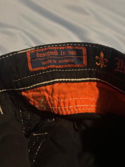 Rock revival black cargo shorts 30 like new e - Thumbnail 3